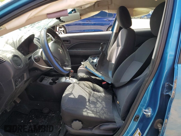 2019 Mitsubishi Mirage ES z VIN ML32A3HJ6KH009992, wystawiony jako Copart lot #55394765 z przebiegiem 26 158 mil mil oraz Szkoda całkowita • Salvage title. Historia ofert i sprzedaży dostępna na DreamBid. Obrazek 7.