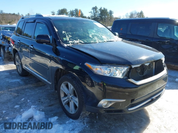 2012 Toyota Highlander Limited with VIN 5TDDK3EH7CS094665, listed as a IAAI auction lot 41580151 with 225,032 mi miles. Bid and sale history available at carsss.com. Image 1.