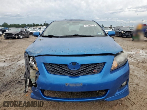 2010 Toyota Corolla with VIN 2T1BU4EE5AC498504, listed as a Copart auction lot 57043515 with 128,651 mi miles and Salvage title. Bid and sale history available at DreamBid. Image 5.
