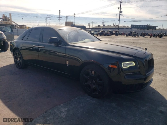 2020 Rolls-Royce Ghost with VIN SCAFK4C01LU200851, listed as a Copart auction lot 81181694 with 15,507 mi miles and Salvage Title. Bid and sale history available at carsss.com. Image 4.