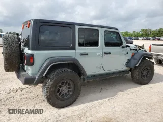 2023 Jeep Wrangler Willys with VIN 1C4HJXDN6PW664826, listed as a Copart auction lot 54842415 with 20,004 mi miles and Salvage Title. Bid and sale history available at DreamBid. Image 3.