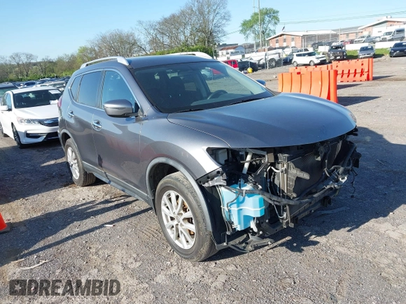 2018 Nissan Rogue SV with VIN KNMAT2MV6JP563754, listed as a IAAI auction lot 41975400 with 106,067 mi miles. Bid and sale history available at carsss.com. Image 1.
