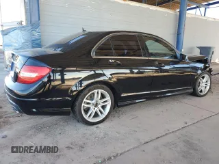 2012 Mercedes-Benz C 300 Sport with VIN WDDGF8BB7CR207887, listed as a Copart auction lot 62177525 with 158,417 mi miles and Salvage title. Bid and sale history available at DreamBid. Image 3.