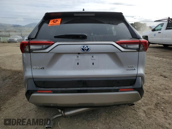 2024 Toyota RAV4 Hybrid XSE with VIN JTME6RFV1RD558568, listed as a Copart auction lot 47813575 with 12,382 mi miles and Salvage Title. Bid and sale history available at DreamBid. Image 6.