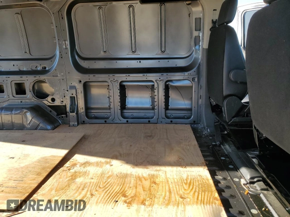 2024 Ford Transit Cargo with VIN 1FTBR1Y85RKA07509, listed as a Copart auction lot 42248405 with Not Provided miles and Salvage Title. Bid and sale history available at DreamBid. Image 12.