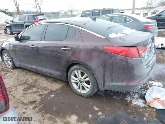 2011 Kia Optima EX with VIN KNAGN4A75B5158176, listed as a IAAI auction lot 41553536 with 140,785 mi miles. Bid and sale history available at carsss.com. Image 13.