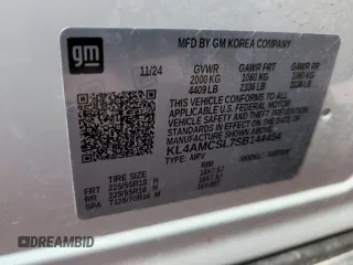 2025 Buick Encore GX Preferred with VIN KL4AMCSL7SB144454, listed as a Copart auction lot 62579385 with Not provided miles and Clean title. Bid and sale history available at DreamBid. Image 12.