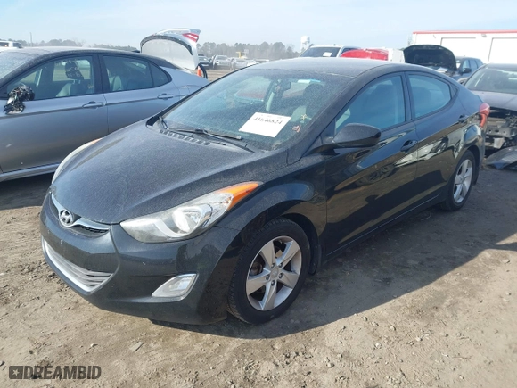 2013 Hyundai Elantra GLS with VIN 5NPDH4AE7DH412842, listed as a IAAI auction lot 41646824 with 110,666 mi miles. Bid and sale history available at carsss.com. Image 17.