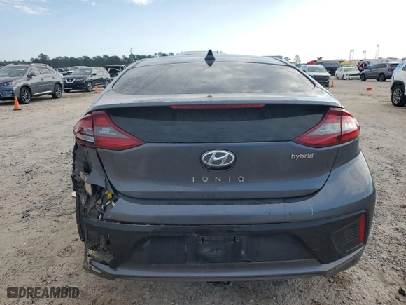 2018 Hyundai Ioniq Hybrid Limited with VIN KMHC85LC8JU077617, listed as a Copart auction lot 85239494 with 176,087 mi miles and Salvage Title. Bid and sale history available at carsss.com. Image 6.