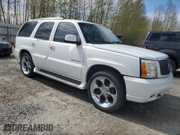2002 Cadillac Escalade z VIN 1GYEK63N42R110276, wystawiony jako Copart lot #52862665 z przebiegiem Nie podano mil oraz Szkoda całkowita • Salvage title. Historia ofert i sprzedaży dostępna na DreamBid. Obrazek 4.