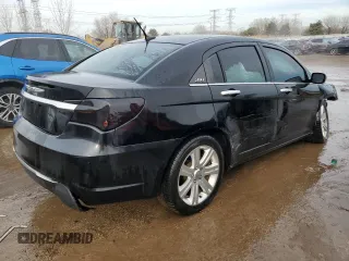 2012 Chrysler 200 Limited with VIN 1C3CCBCB5CN283584, listed as a Copart auction lot 88897105 with 76,671 mi miles and Salvage Title. Bid and sale history available at carsss.com. Image 3.