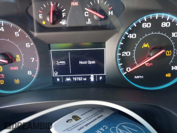 2023 Chevrolet Traverse LT Cloth with VIN 1GNERGKW4PJ130588, listed as a IAAI auction lot 41883308 with 78,792 mi miles and . Bid and sale history available at DreamBid. Image 7.