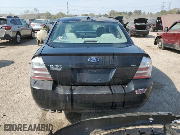 2008 Ford Taurus SEL with VIN 1FAHP24W48G113208, listed as a Copart auction lot 75126874 with 124,751 mi miles and Salvage Title. Bid and sale history available at carsss.com. Image 6.