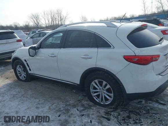 2015 Infiniti QX70 with VIN JN8CS1MW4FM481257, listed as a IAAI auction lot 41390187 with 127,892 mi miles and . Bid and sale history available at DreamBid. Image 14.