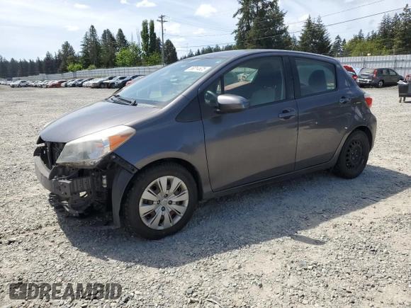 2013 Toyota Yaris L with VIN JTDKTUD37DD559264, listed as a Copart auction lot 56014625 with 179,321 mi miles and Salvage Title. Bid and sale history available at DreamBid. Image 1.