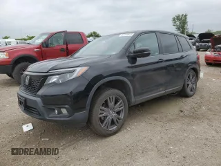 2021 Honda Passport EX-L z VIN 5FNYF8H52MB019513, wystawiony jako Copart lot #57349645 z przebiegiem 22 400 mil mil oraz Szkoda całkowita • Salvage title. Historia ofert i sprzedaży dostępna na DreamBid. Obrazek 1.