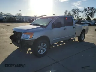 2008 Nissan Titan XE with VIN 1N6AA07F28N312585, listed as a Copart auction lot 44500475 with 260,239 mi miles and Salvage title. Bid and sale history available at DreamBid. Image 1.