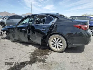 2021 Infiniti Q50 Pure with VIN JN1EV7APXMM704526, listed as a Copart auction lot 53291505 with 49,078 mi miles and Salvage title. Bid and sale history available at DreamBid. Image 2.