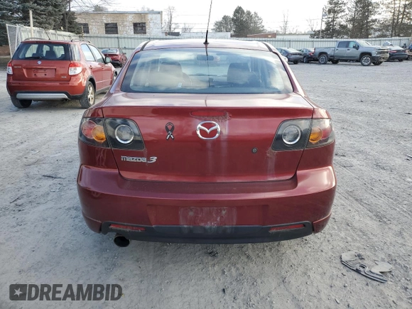2006 Mazda 3 s with VIN JM1BK324861534368, listed as a Copart auction lot 41458435 with 147,841 mi miles and Salvage Title. Bid and sale history available at DreamBid. Image 6.