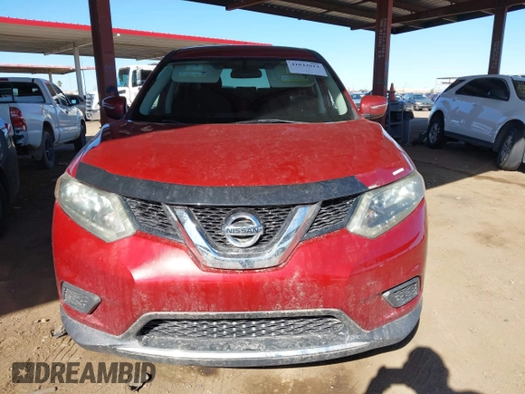 2014 Nissan Rogue S with VIN 5N1AT2MK4EC826659, listed as a IAAI auction lot 41842014 with 112,014 mi miles. Bid and sale history available at carsss.com. Image 12.