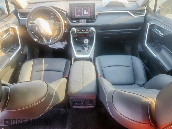 2022 Toyota RAV4 XLE Premium with VIN 2T3A1RFV7NW267132, listed as a Copart auction lot 57172245 with 21,350 mi miles and Salvage title. Bid and sale history available at DreamBid. Image 8.