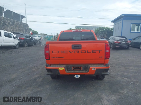 2021 Chevrolet Colorado 2WD LT with VIN 1GCGSCENXM1297969, listed as a IAAI auction lot 42025058 with 24,890 mi miles and . Bid and sale history available at DreamBid. Image 17.