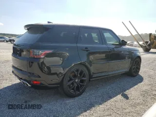 2019 Land Rover Range Rover Sport SVR with VIN SALWZ2SEXKA853080, listed as a Copart auction lot 74125794 with 52,855 mi miles and Salvage Title. Bid and sale history available at DreamBid. Image 3.