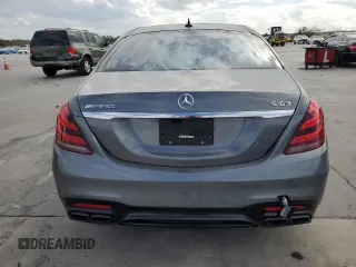 2019 Mercedes-Benz S-Class AMG S 63 with VIN WDDUG8JB1KA484274, listed as a Copart auction lot 76652314 with 93,651 mi miles and Salvage Title. Bid and sale history available at carsss.com. Image 6.