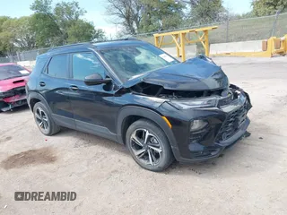 2022 Chevrolet TrailBlazer RS with VIN KL79MTSL8NB084016, listed as a IAAI auction lot 40201932 with 57,941 mi miles. Bid and sale history available at carsss.com. Image 1.