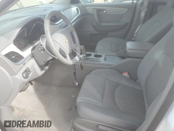 2017 Chevrolet Traverse LS with VIN 1GNKRFED1HJ252706, listed as a Copart auction lot 50633545 with 58,079 mi miles and Salvage Title. Bid and sale history available at carsss.com. Image 7.