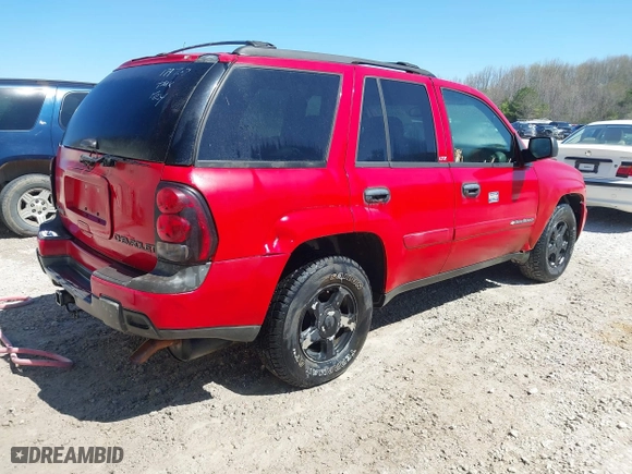 2002 Chevrolet TrailBlazer LS with VIN 1GNDT13SX22179707, listed as a IAAI auction lot 41847220 with 251,299 mi miles. Bid and sale history available at carsss.com. Image 4.