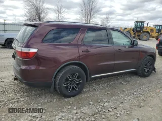 2012 Dodge Durango SXT with VIN 1C4RDJAG4CC146918, listed as a Copart auction lot 52524935 with 177,366 mi miles and Non repairable. Bid and sale history available at DreamBid. Image 3.