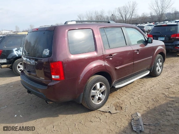 2011 Honda Pilot EX-L with VIN 5FNYF4H52BB004337, listed as a IAAI auction lot 41909673 with 153,966 mi miles. Bid and sale history available at carsss.com. Image 4.