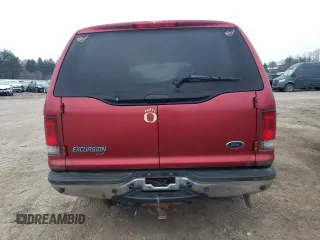 2004 Ford Excursion Special Serv с VIN 1FMNU41L44EB01671, выставлен на аукционе Copart как лот 85745504 с пробегом 202 510 миль миль и Чистый • Clean title. История ставок и продаж доступна на DreamBid. Изображение 6.