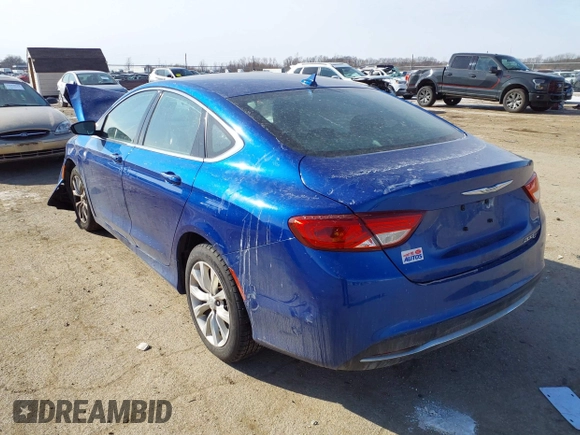 2016 Chrysler 200 C with VIN 1C3CCCCB3GN147174, listed as a IAAI auction lot 41600068 with 102,551 mi miles and . Bid and sale history available at DreamBid. Image 3.