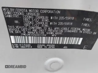 2016 Toyota RAV4 Limited с VIN JTMDJREV2GD001094, выставлен на аукционе IAAI как лот 42499355 с пробегом 295 363 миль миль и . История ставок и продаж доступна на DreamBid. Изображение 9.