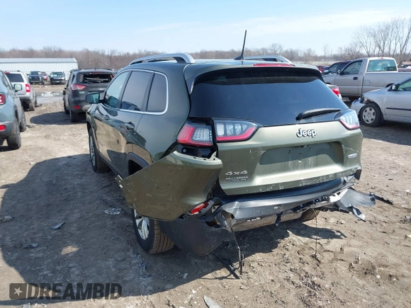 2019 Jeep Cherokee Latitude Plus with VIN 1C4PJMLB8KD146917, listed as a IAAI auction lot 41764434 with 108,104 mi miles and . Bid and sale history available at carsss.com. Image 3.