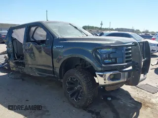 2015 Ford F-150 XLT with VIN 1FTEW1EF5FKE71064, listed as a IAAI auction lot 41763445 with 1 mi miles. Bid and sale history available at carsss.com. Image 1.