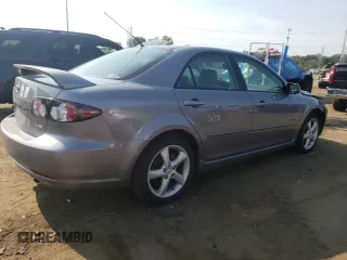 2007 Mazda 6 S Sport VE with VIN 1YVHP80D775M07725, listed as a Copart auction lot 71595624 with 107,165 mi miles and Clean Title. Bid and sale history available at DreamBid. Image 3.
