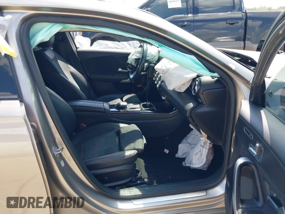 2020 Mercedes-Benz A 220 with VIN WDD3G4EB5LW036512, listed as a IAAI auction lot 40382327 with 59,667 mi miles and . Bid and sale history available at DreamBid. Image 5.