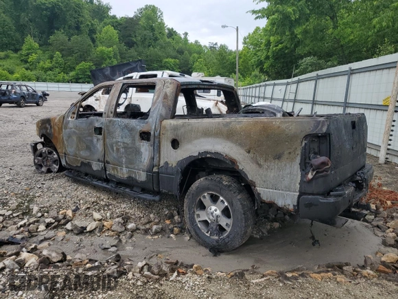 2007 Ford F-150 XLT z VIN 1FTPW14V27FB60414, wystawiony jako Copart lot #59897485 z przebiegiem Nie podano mil oraz Szkoda całkowita • Salvage title. Historia ofert i sprzedaży dostępna na DreamBid. Obrazek 2.