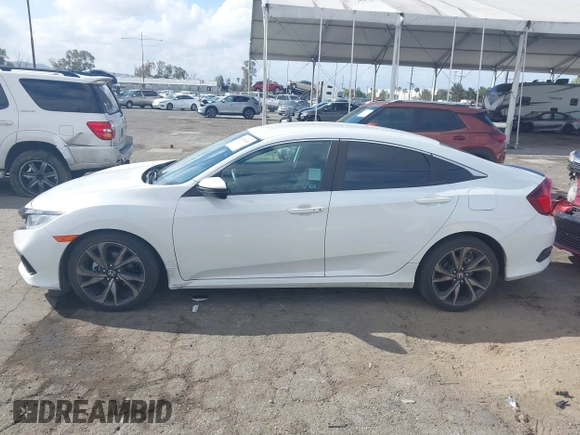 2020 Honda Civic Sedan Sport with VIN 2HGFC2F84LH600905, listed as a IAAI auction lot 41903345 with 24,455 mi miles. Bid and sale history available at carsss.com. Image 15.