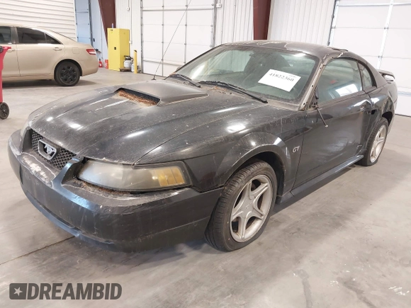 2002 Ford Mustang GT Deluxe with VIN 1FAFP42X32F241774, listed as a IAAI auction lot 41822360 with 130,101 mi miles. Bid and sale history available at carsss.com. Image 2.