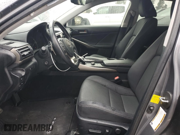 2019 Lexus IS with VIN JTHBA1D2XK5090799, listed as a Copart auction lot 48598785 with 22,079 mi miles and Salvage Title. Bid and sale history available at carsss.com. Image 7.
