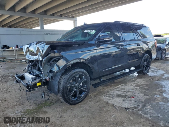 2024 Ford Expedition Max Limited z VIN 1FMJK2A80REA22008, wystawiony jako Copart lot #77822164 z przebiegiem 6 264 mil mil oraz Nie do naprawy • Non repairable. Historia ofert i sprzedaży dostępna na DreamBid. Obrazek 1.