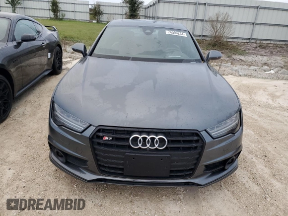 2018 Audi S7 Prestige z VIN WAU2FAFCXJN045155, wystawiony jako Copart lot #74590234 z przebiegiem Nie podano mil oraz Nie do naprawy • Non repairable. Historia ofert i sprzedaży dostępna na DreamBid. Obrazek 5.
