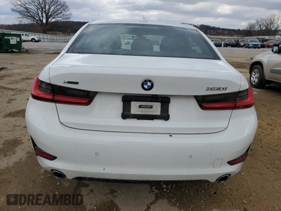 2019 BMW 3 Series 330i xDrive with VIN 3MW5R7J52K8A26569, listed as a Copart auction lot 46864745 with 46,729 mi miles and Salvage Title. Bid and sale history available at DreamBid. Image 6.