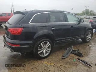 2013 Audi Q7 Premium Plus with VIN WA1LMAFE8DD003313, listed as a Copart auction lot 55308525 with 145,816 mi miles and Salvage title. Bid and sale history available at DreamBid. Image 3.