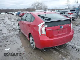 2015 Toyota Prius Four with VIN JTDKN3DUXF0432788, listed as a IAAI auction lot 41731133 with 113,356 mi miles. Bid and sale history available at carsss.com. Image 3.