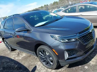 2023 Chevrolet Equinox RS with VIN 3GNAXMEG1PS111616, listed as a IAAI auction lot 41705730 with 34,187 mi miles. Bid and sale history available at carsss.com. Image 1.